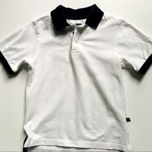E-Land Kids White Polo Short Sleeve Shirt Boy